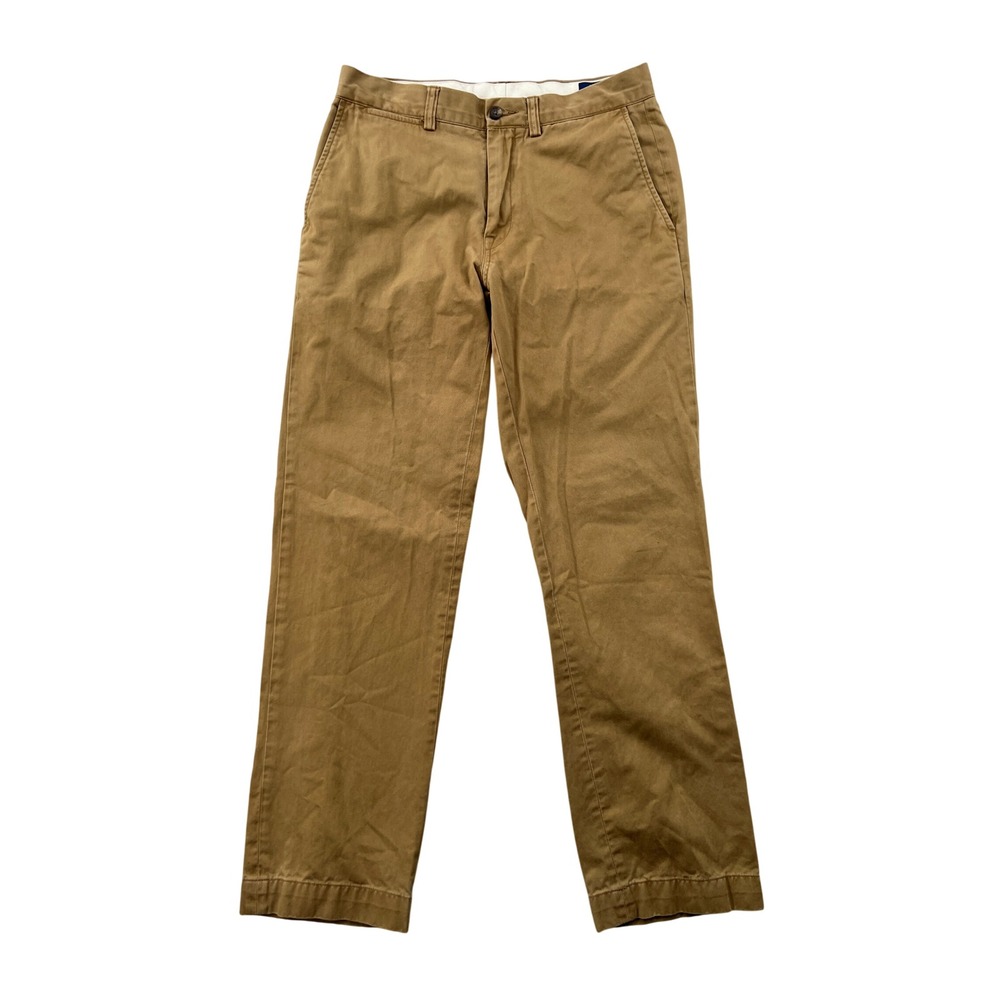 Polo Ralph Lauren Chino Pants Mens 30x30 Brown Classic Fit Cotton Twill Ivy Prep